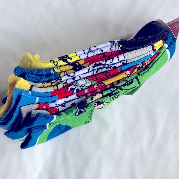 Snoopy Peanuts socks 6 pairs NWT - Picture 10 of 12